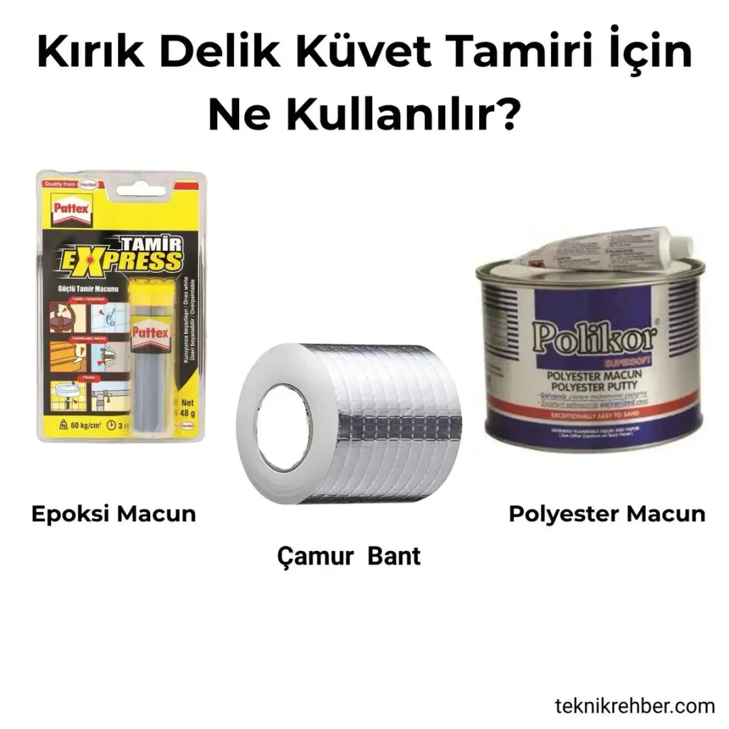 Kırık Küvet ve Akrilik Duş Teknesi Çatlağı Tamiri Nasıl Yapılır? 2 Kırık küvet tamiri.
