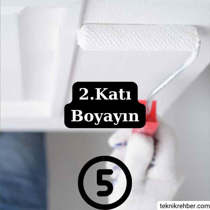 Panel Kapı Boyama, Panel Kapı Nasıl Boyanır? 8 ikinci kati boyayin