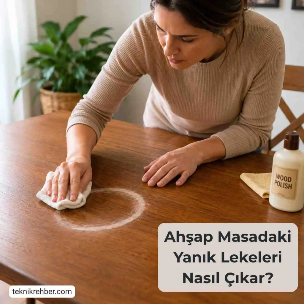Ahşap masadaki beyaz lekeler nasıl çıkar?