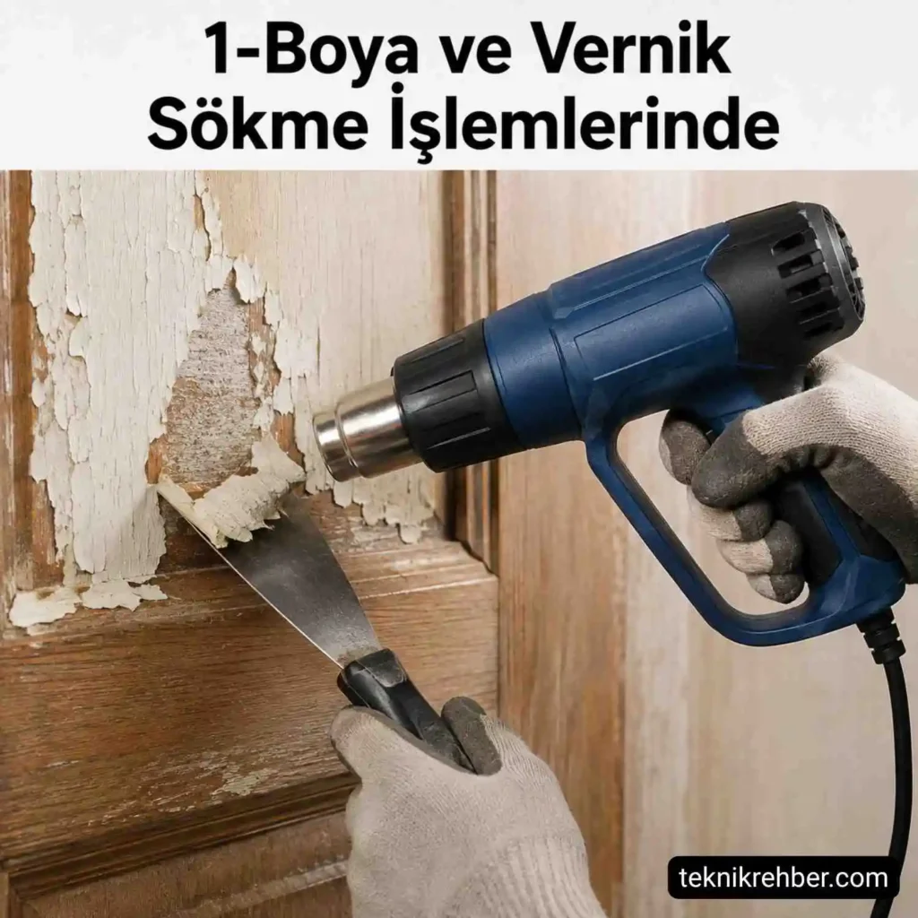Sıcak Hava Tabancası Ne İşe Yarar, Nerelerde Kullanılır? 2 sicak hava tabancasi ne ise yarar 1