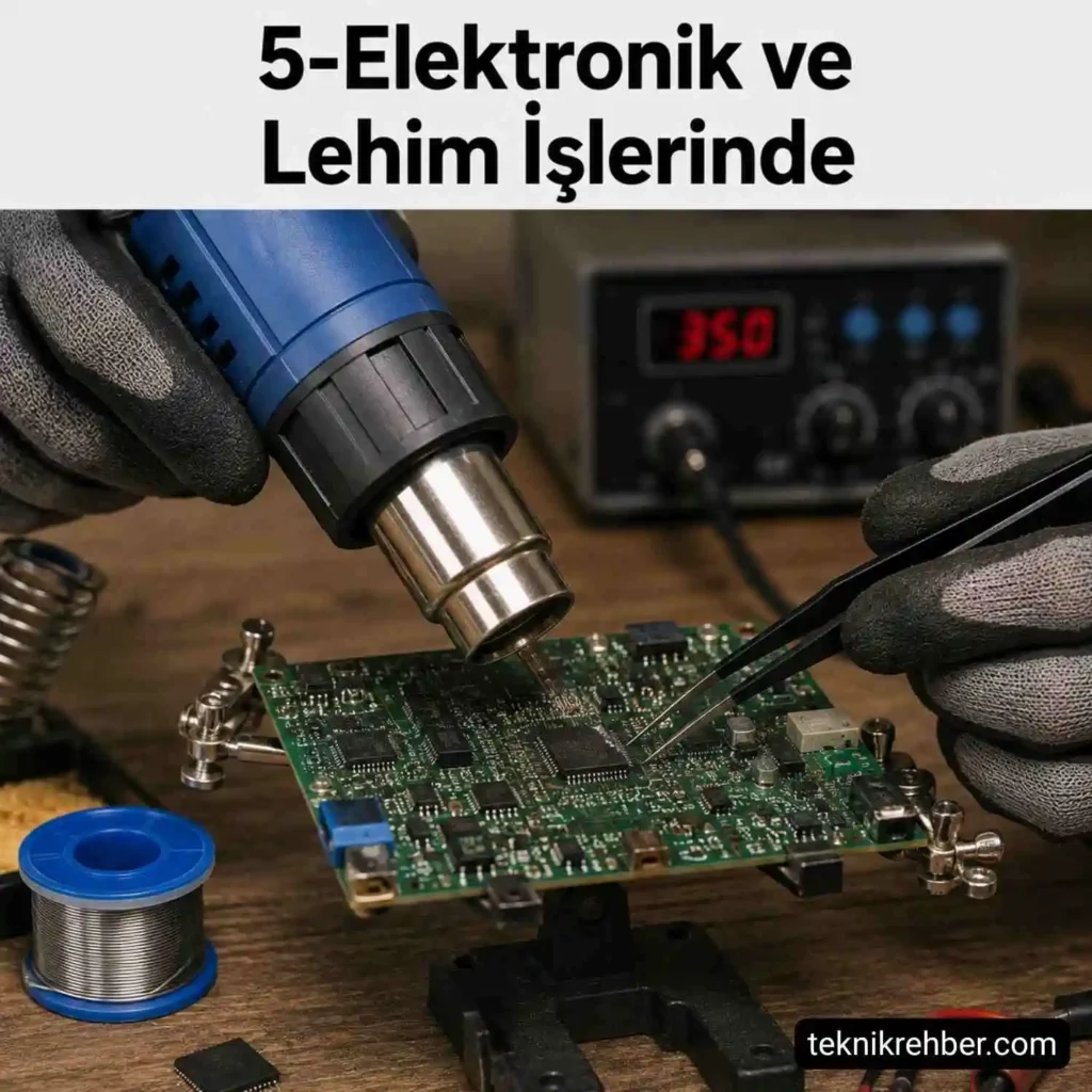 Sıcak Hava Tabancası Ne İşe Yarar, Nerelerde Kullanılır? 6 sicak hava tabancasi ne ise yarar 5