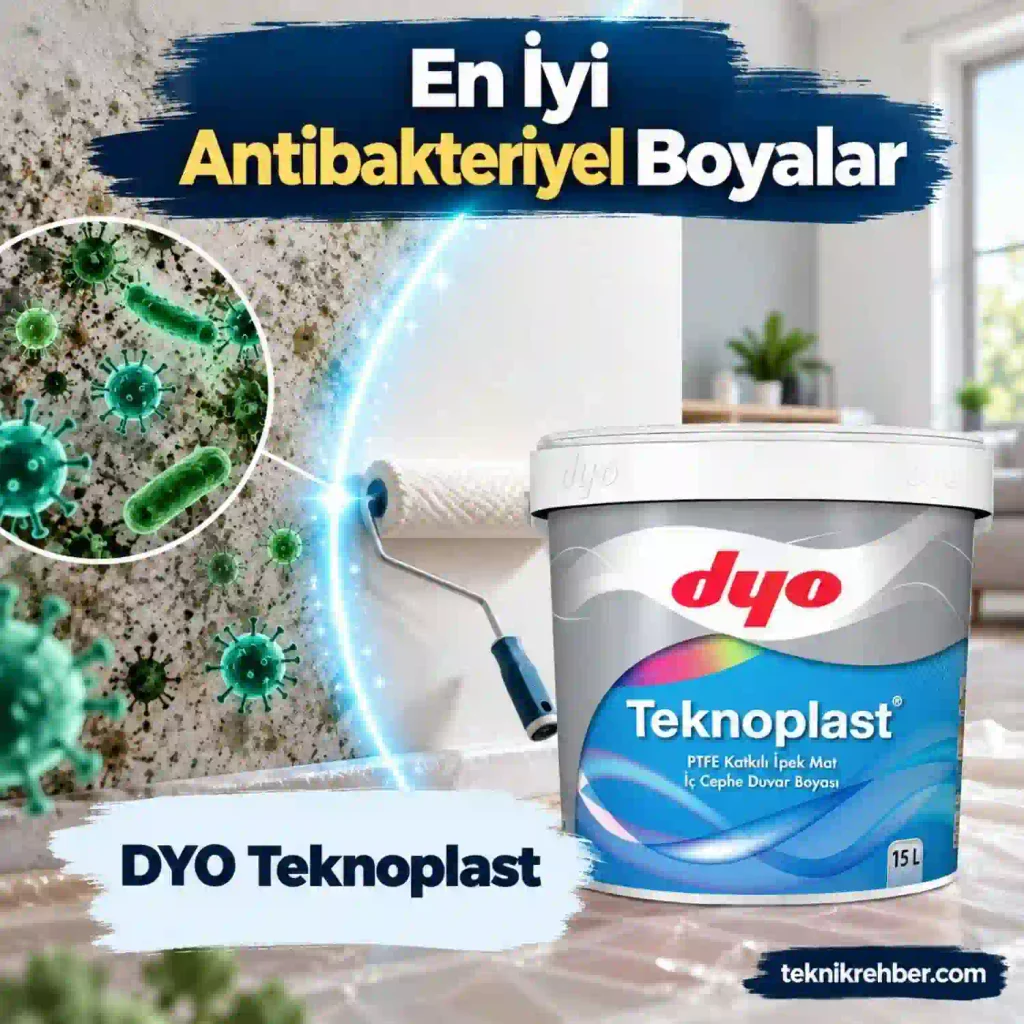 Dyo teknoplast antibakteriyel boya.