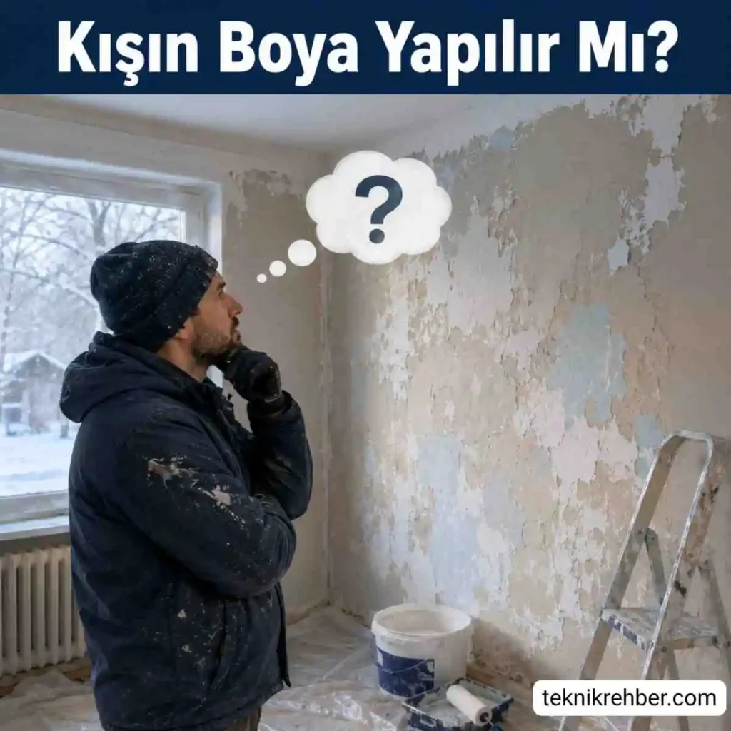 Yazın ve Kışın Boya Yapılır Mı? Boya Badana Hangi Aylarda Yapılır? 1 Kışın boya yapılır mı?