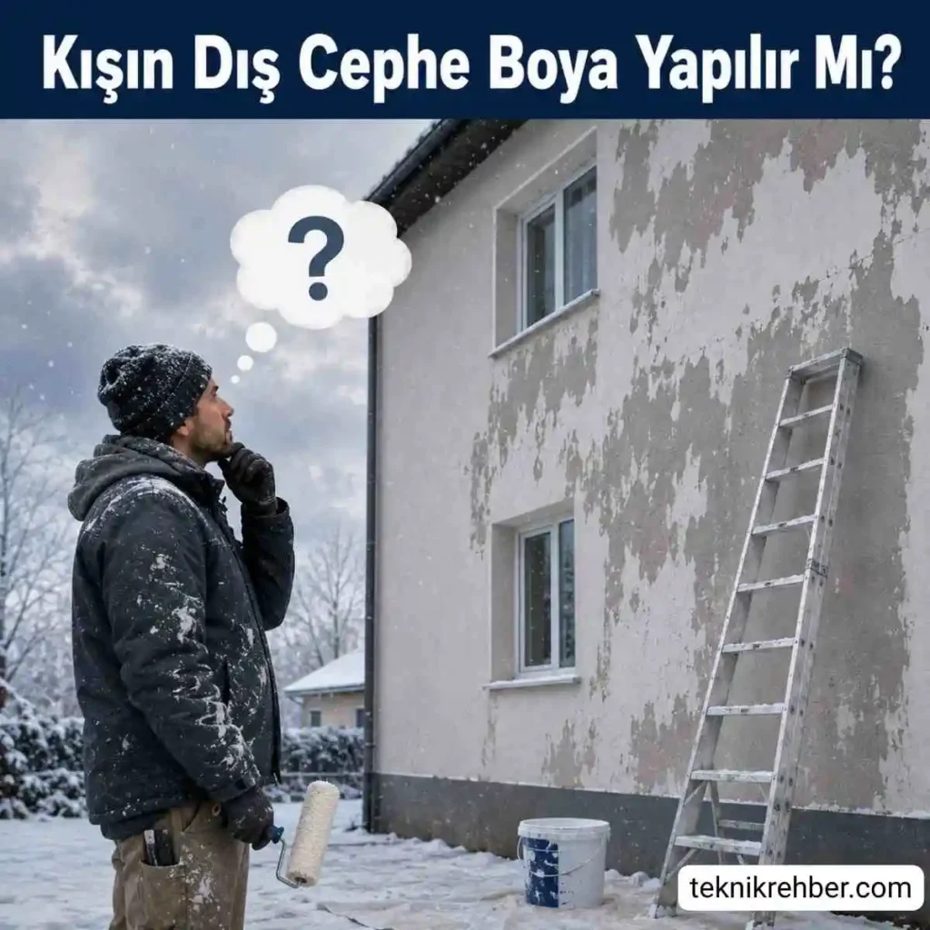 Yazın ve Kışın Boya Yapılır Mı? Boya Badana Hangi Aylarda Yapılır? 2 Kışın dış cephe boya yapılır mı?