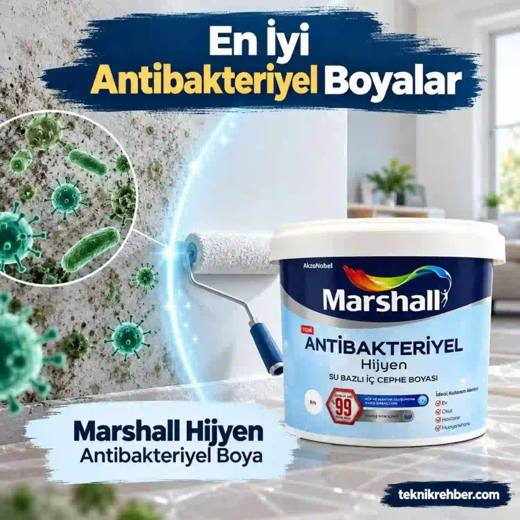 Marshall antibakteriyel boya.