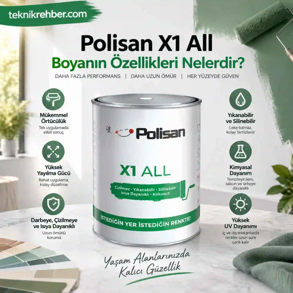 Polisan x1 all özellikleri.