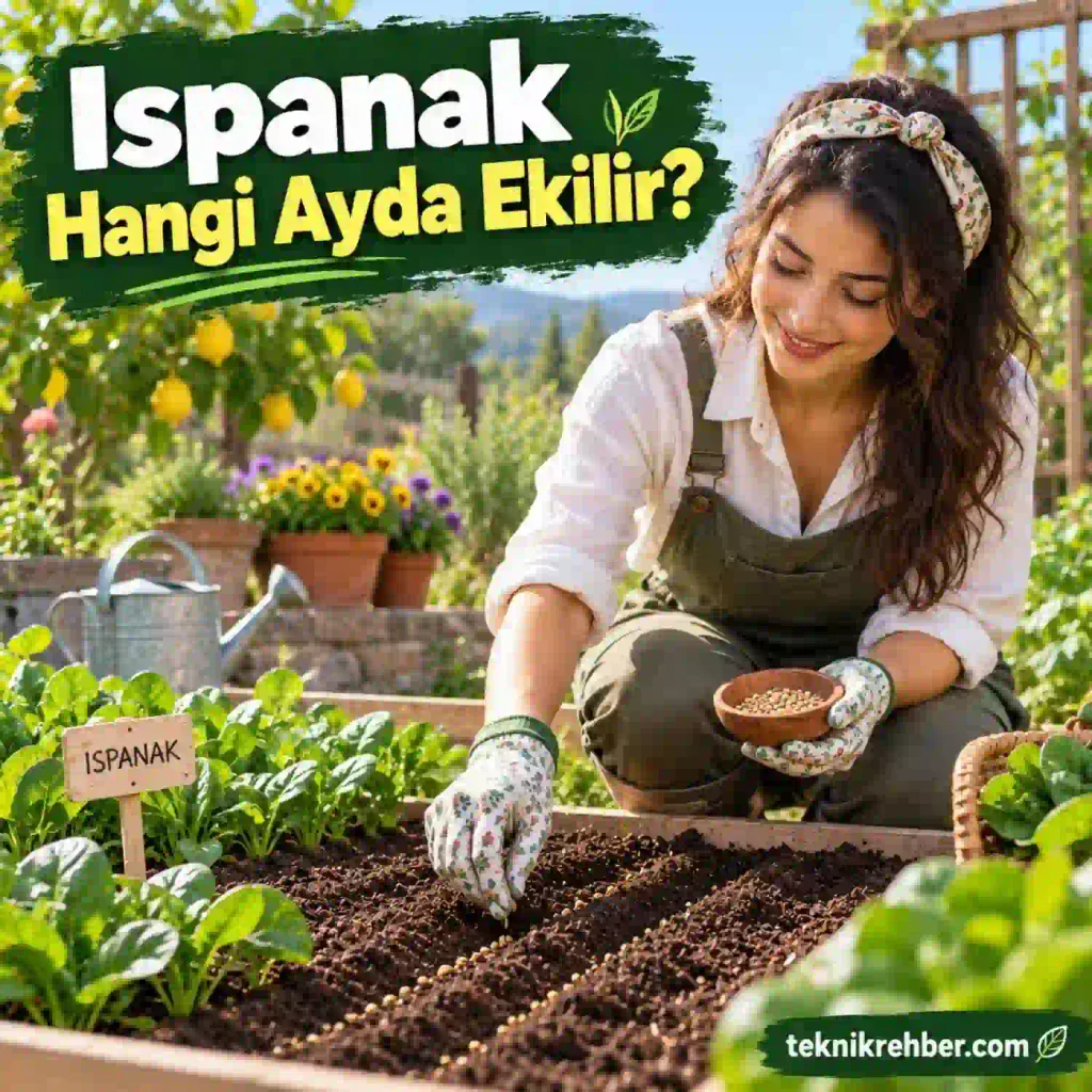 Ispanak hangi ayda ekilir?