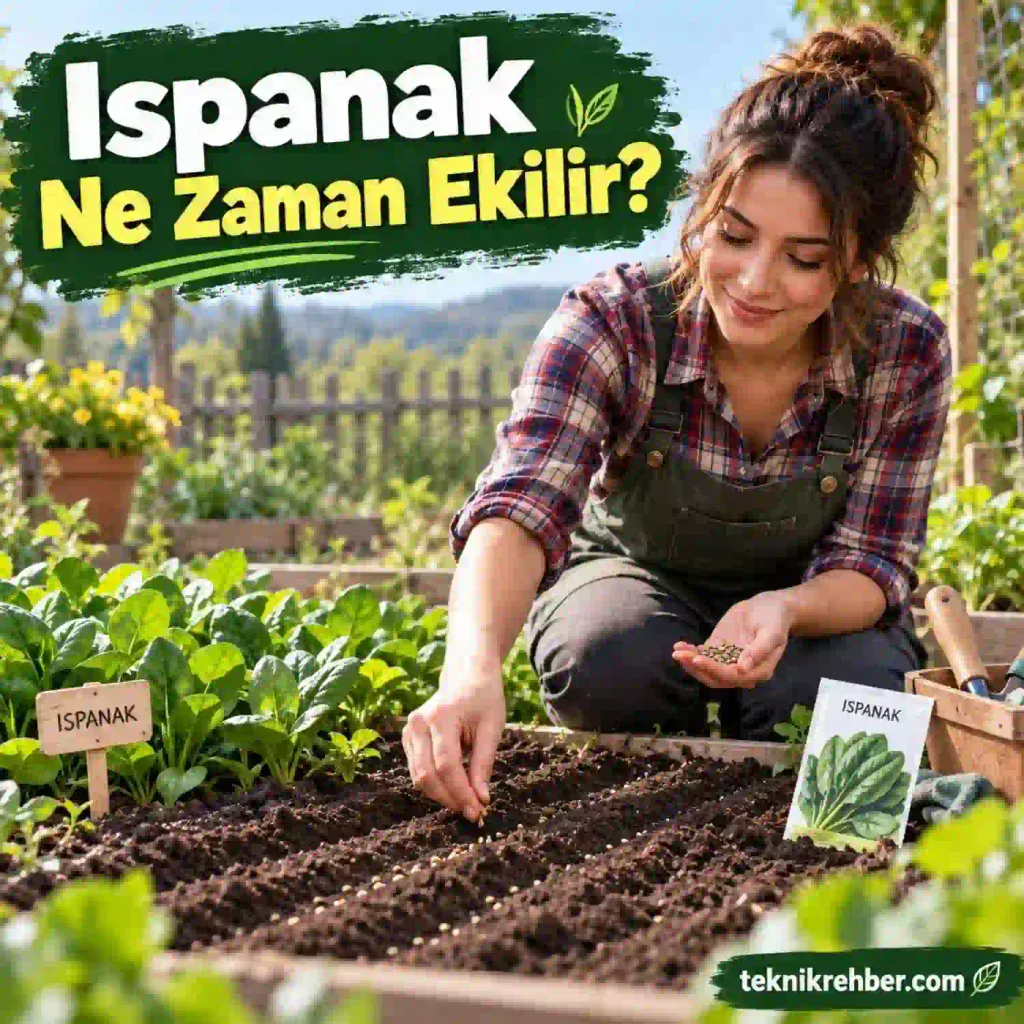 Ispanak ne zaman ekilir?