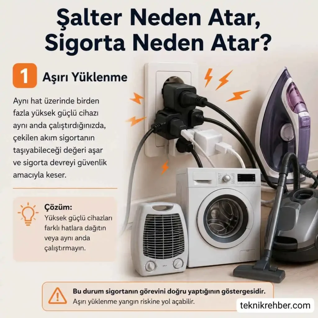 Sigorta Neden Atar, Şalter Neden Atar? 7 Önemli Neden 2 sigorta neden atar 1