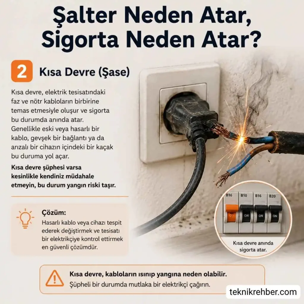 Sigorta Neden Atar, Şalter Neden Atar? 7 Önemli Neden 3 sigorta neden atar 2