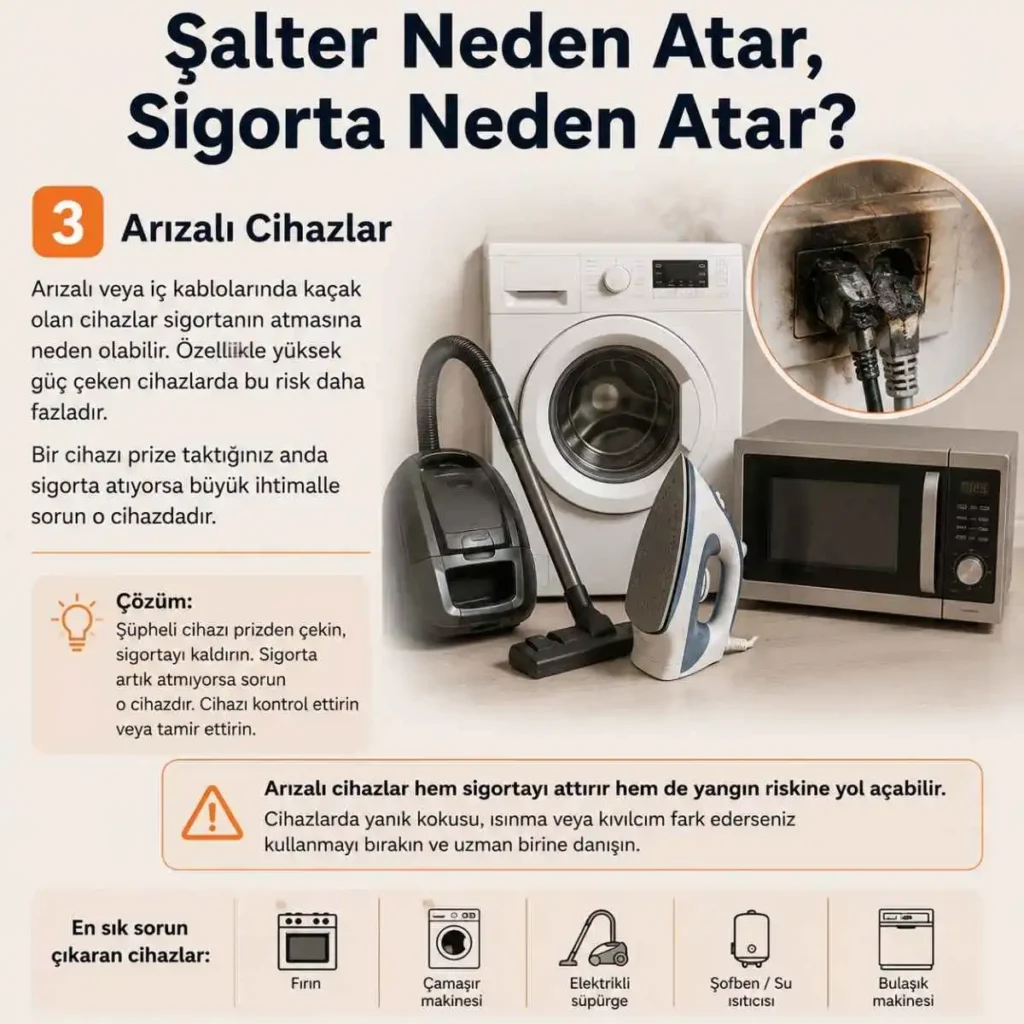 Sigorta Neden Atar, Şalter Neden Atar? 7 Önemli Neden 4 sigorta neden atar 3