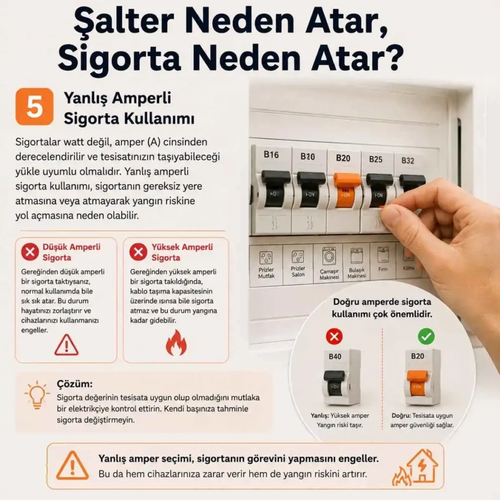 Sigorta Neden Atar, Şalter Neden Atar? 7 Önemli Neden 6 sigorta neden atar 5