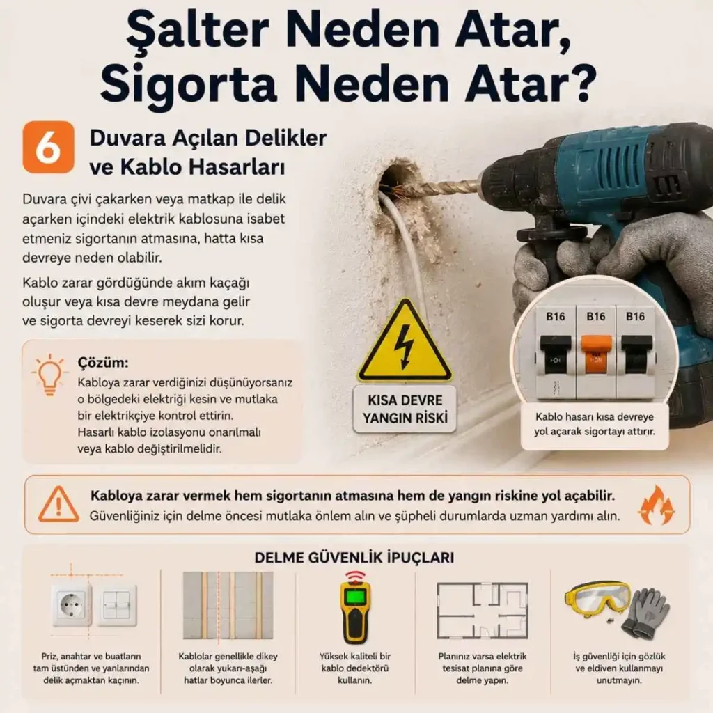 Sigorta Neden Atar, Şalter Neden Atar? 7 Önemli Neden 7 sigorta neden atar 6