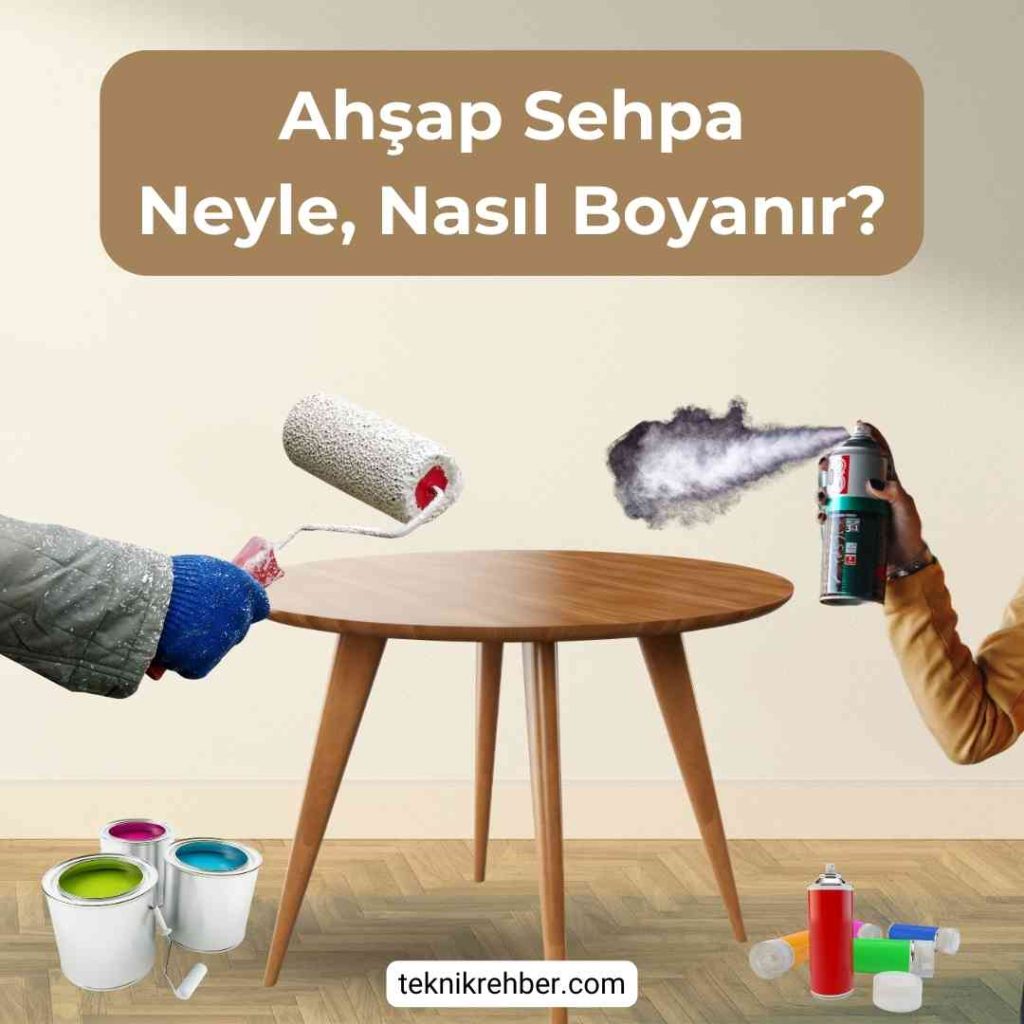 Ahşap, Zigon Sehpa Boyama Nasıl Yapılır? 1 Sehpa boyama.