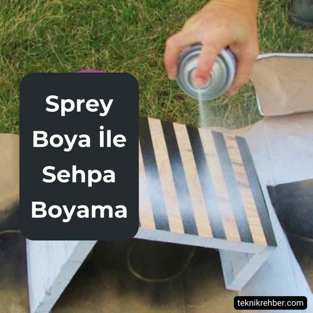 Ahşap, Zigon Sehpa Boyama Nasıl Yapılır? 2 Sprey boya ile sehpa boyama.
