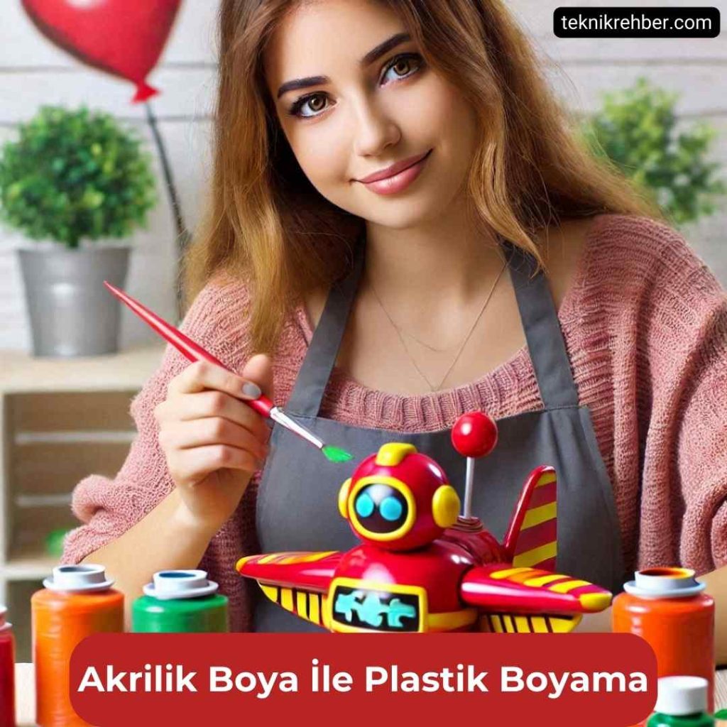 Plastik Neyle Boyanır, Plastik Nasıl Boyanır? 3 Akrilik boya ile plastik boyama.