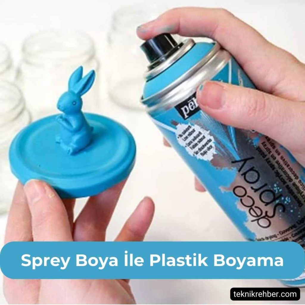 Plastik Neyle Boyanır, Plastik Nasıl Boyanır? 2 Sprey boya ile plastik boyama.