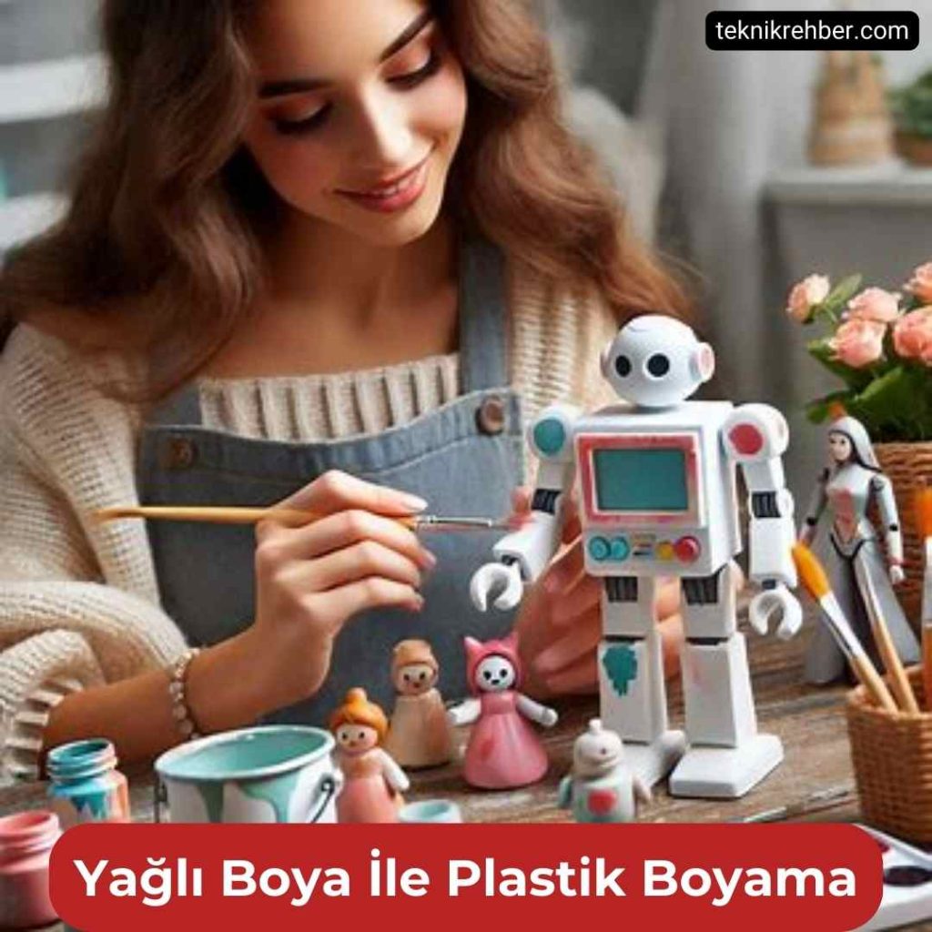 Plastik Neyle Boyanır, Plastik Nasıl Boyanır? 4 Yağlı boya ile plasik boyama.