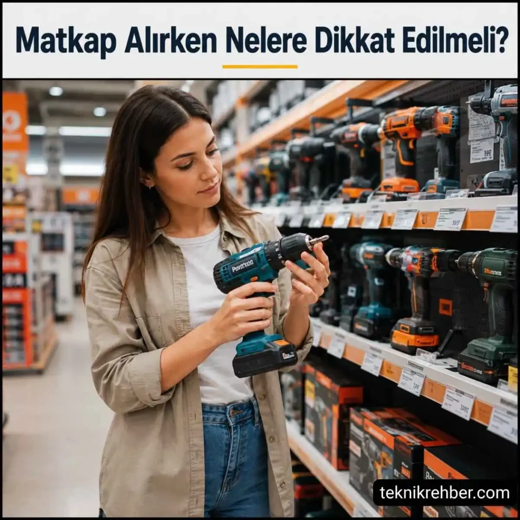 Matkap Alırken Nelere Dikkat Edilmeli? Darbeli ve Şarjlı Matkaplar Dahil 1 Matkap alırken nerele dikkat edilmeli?