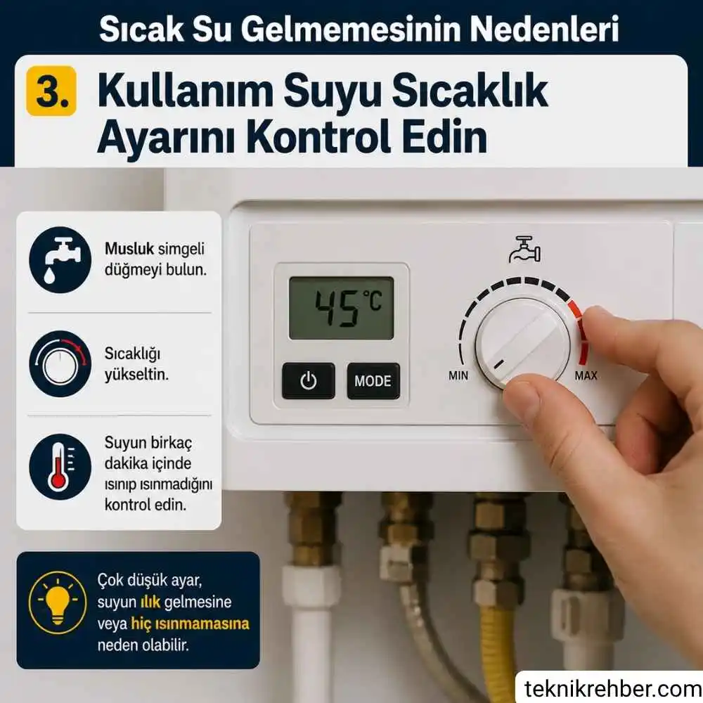 kombiden sicak su neden gelmez 3