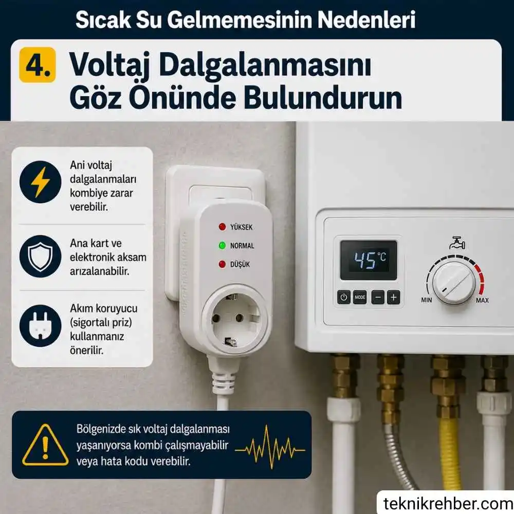 kombiden sicak su neden gelmez 4
