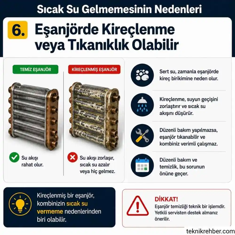 kombiden sicak su neden gelmez 6