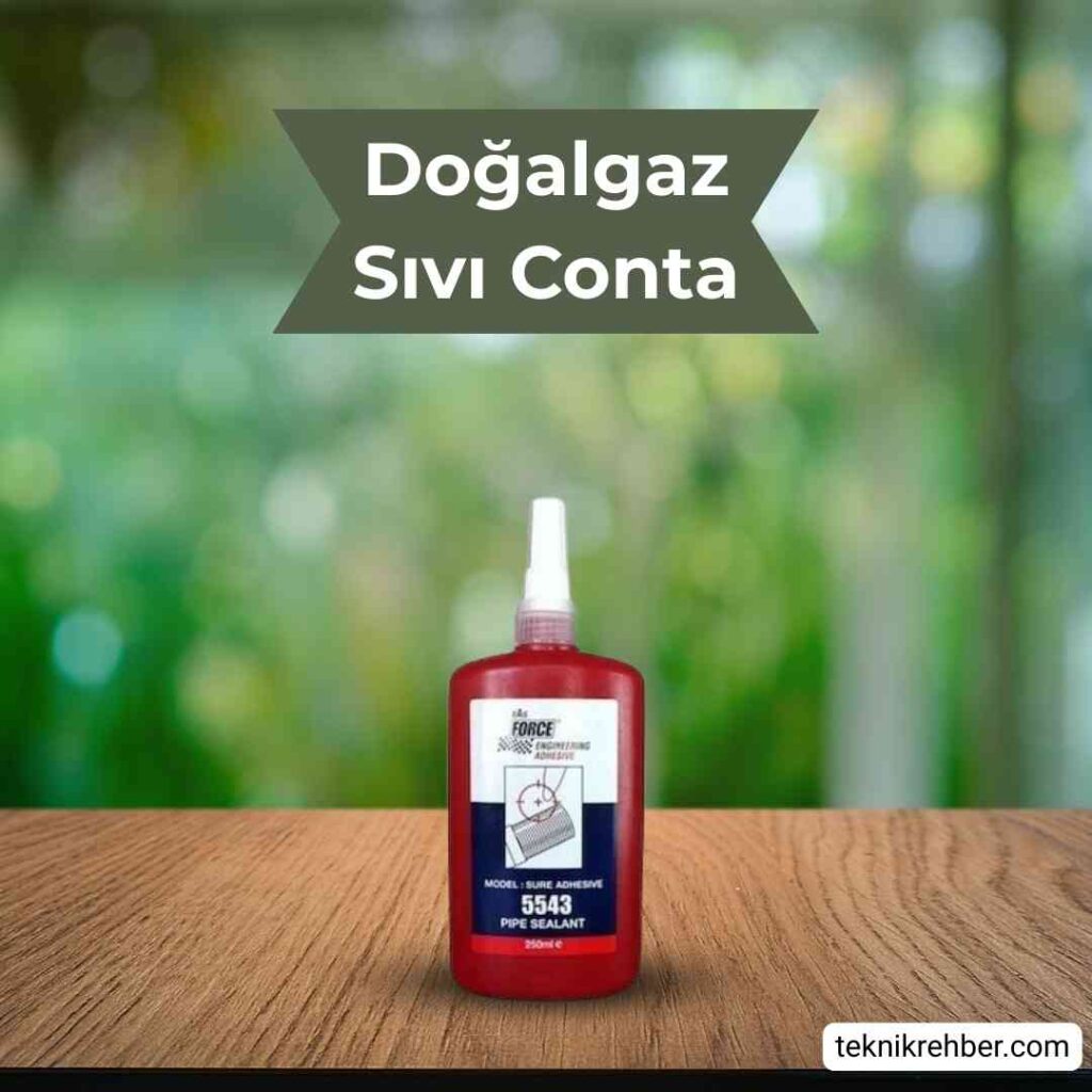 Sıvı Conta Nedir, Sıvı Conta Ne İşe Yarar? 3 dogalgaz sivi conta