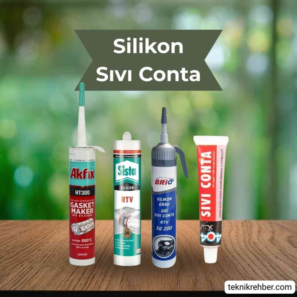 Sıvı Conta Nedir, Sıvı Conta Ne İşe Yarar? 2 silikon sivi conta