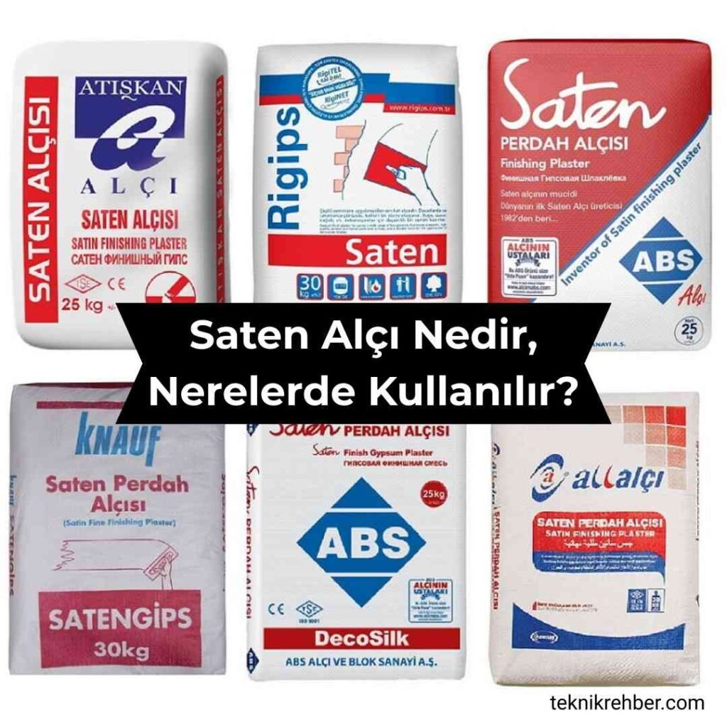 Saten Alçı Nedir, Saten Alçı Nerede Kullanılır? 1 Saten alçı nedir?