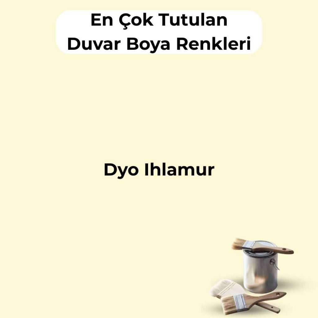 16 En Çok Satılan, En Çok Tutulan Duvar Boya Rengi 22 dyo ihlamur