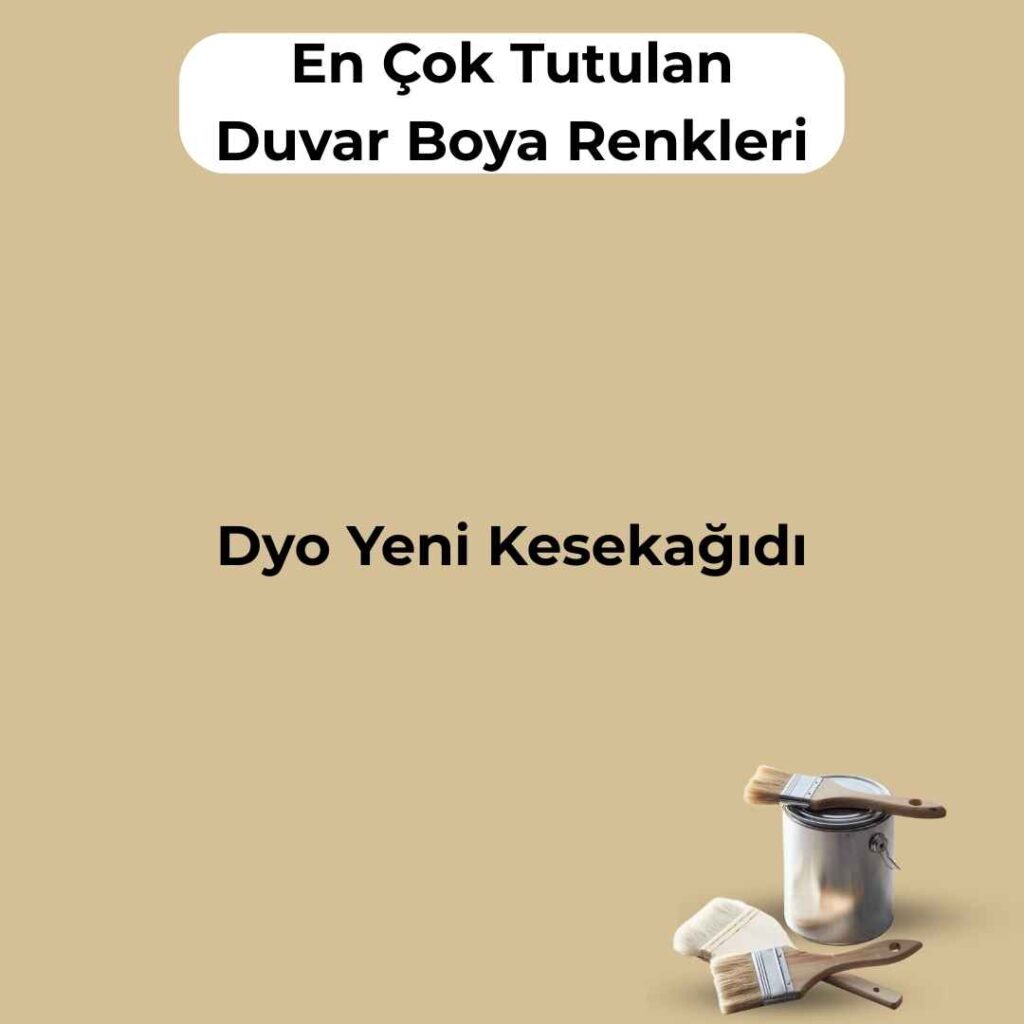 16 En Çok Satılan, En Çok Tutulan Duvar Boya Rengi 21 dyo yeni kesekagidi