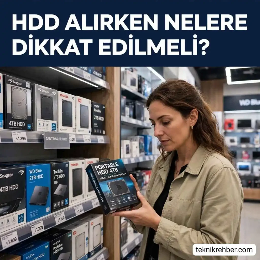 HDD alırken nelere dikkat edilmeli.