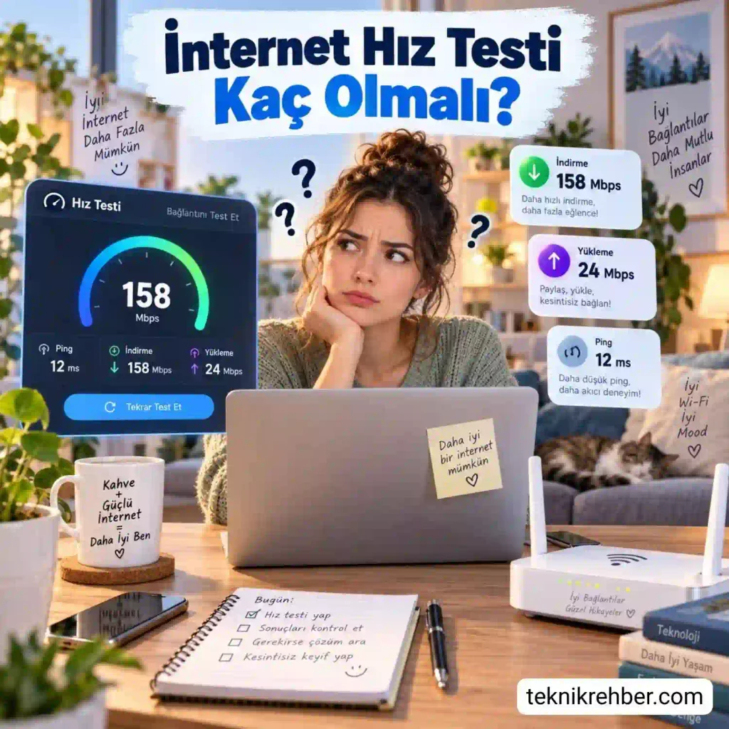 İnternet hız testi kaç olmalı?