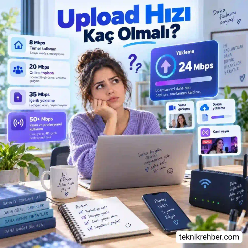 Upload hızı kaç olmalı?