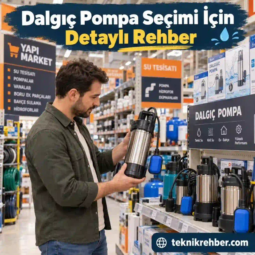 Standart ve Derin Kuyu Dalgıç Pompa Seçimi Nasıl Yapılmalı? 1 Dalgıç pompa seçimi.