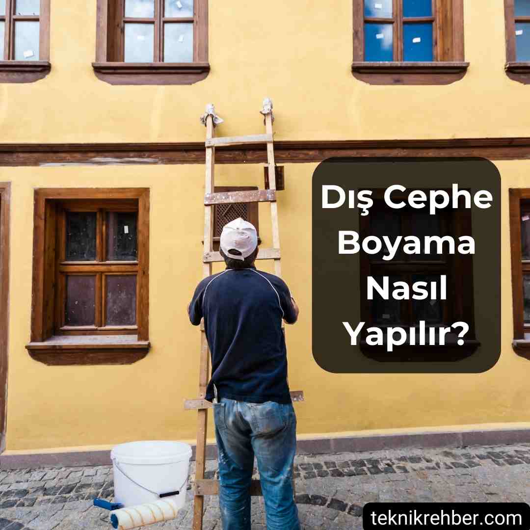 Dış Cephe Boyama Nasıl Yapılır? 1 Dış cephe boyama.