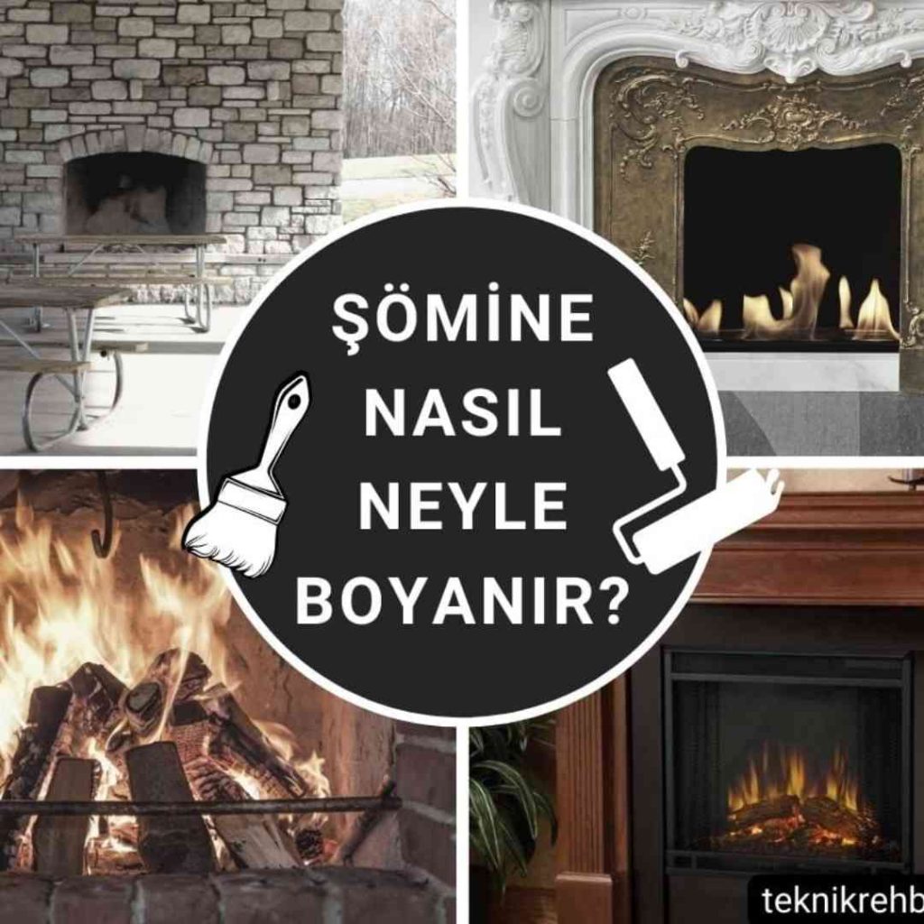 Şömine Boyası ve Şömine Boyama Teknikleri 2 Şömine boyama