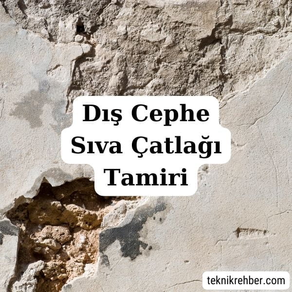 Dış Cephe ve Dış Duvar Çatlak Tamiri Nasıl Yapılır? 7 Dış cephe sıca çatlağı tamiri.