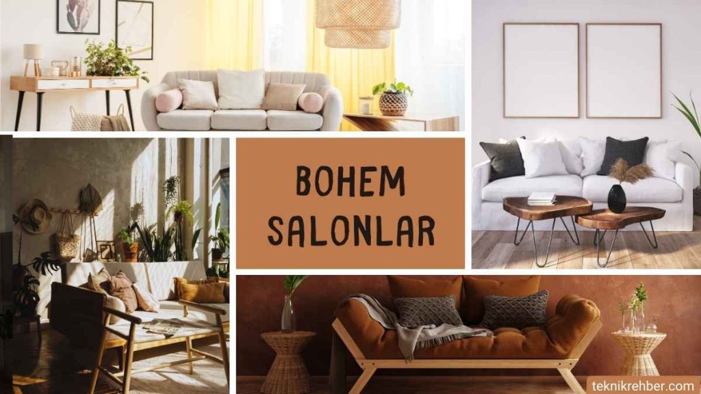 Bohem Tarz Ev Dekorasyonu Nasıl Yapılır? 8 Bohem tarzında salon.