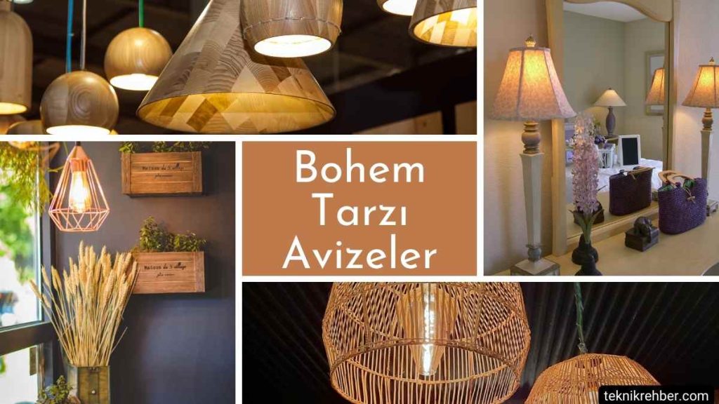 Bohem Tarz Ev Dekorasyonu Nasıl Yapılır? 10 Bohem tarzi avize.