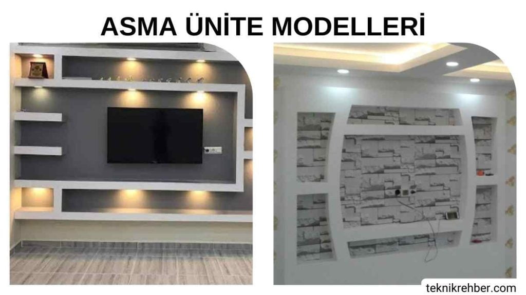 Asma ünite modelleri.