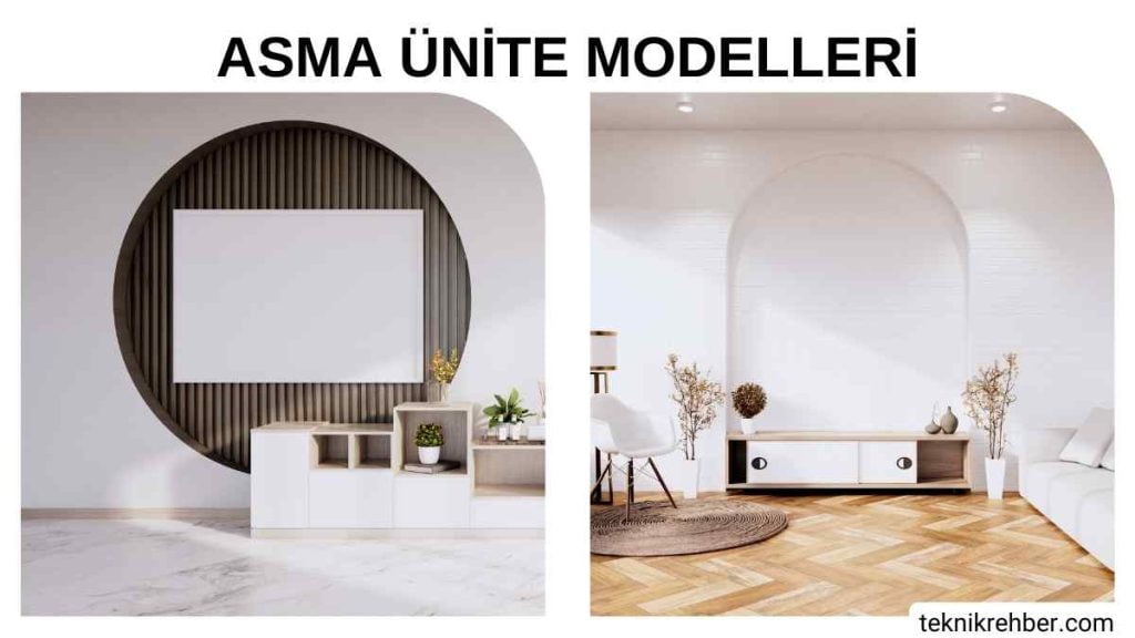 Asma ünite modelleri.