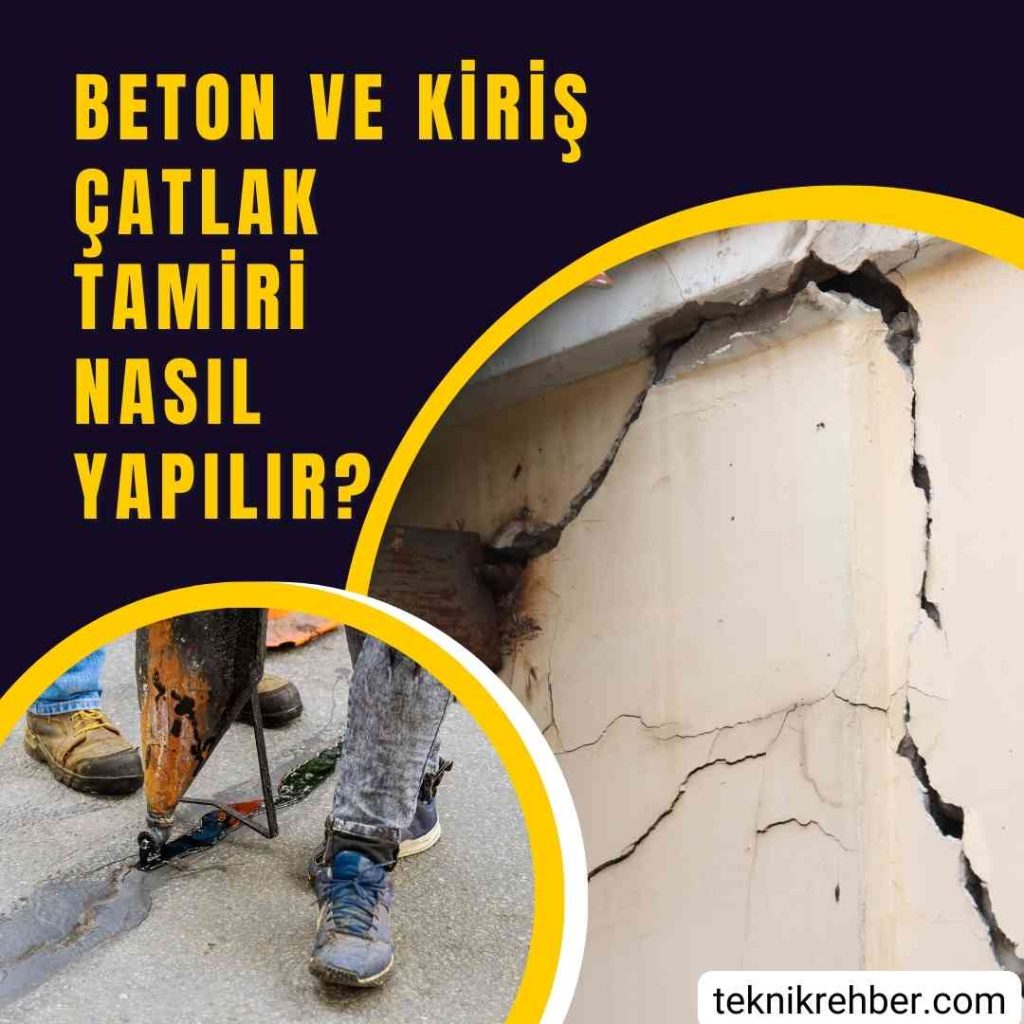 Beton Çatlak Tamiri, Kiriş Çatlağı Tamiri 1 Beton çatlak tamiri ve kiriş çatlağı tamiri.