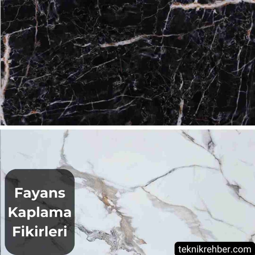 Banyo ve Mutfak Fayansını Kaplamanın 7 Yolu 8 Kendinden yapışkanlı pvc panel kaplama.