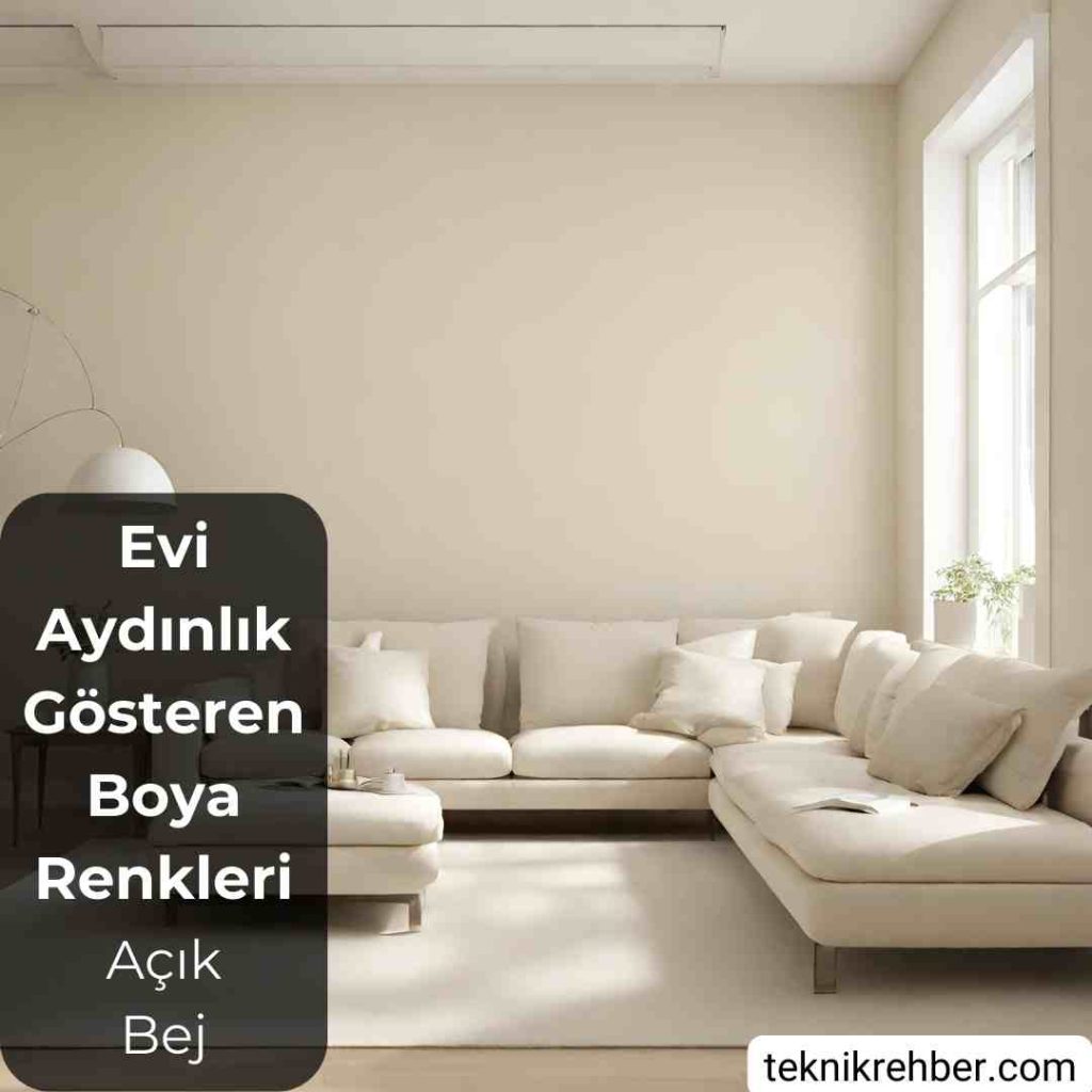 5 Evi Aydınlık Gösteren Boya Rengi 7 evi aydinlik gosteren acik bej