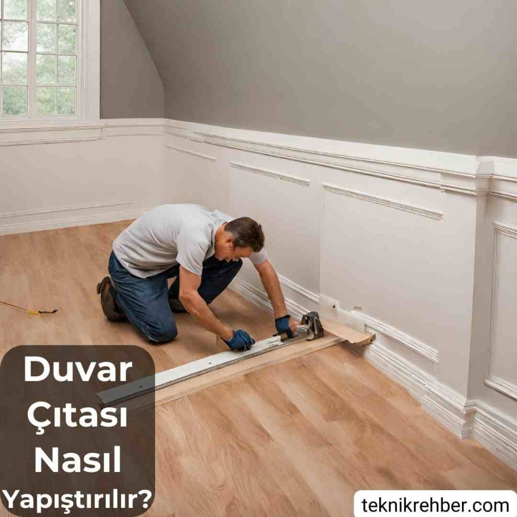 Ahşap ve Köpük Duvar Çıtası Neyle, Nasıl Yapıştırılır? 4 duvar citasi nasil yapistirilir2