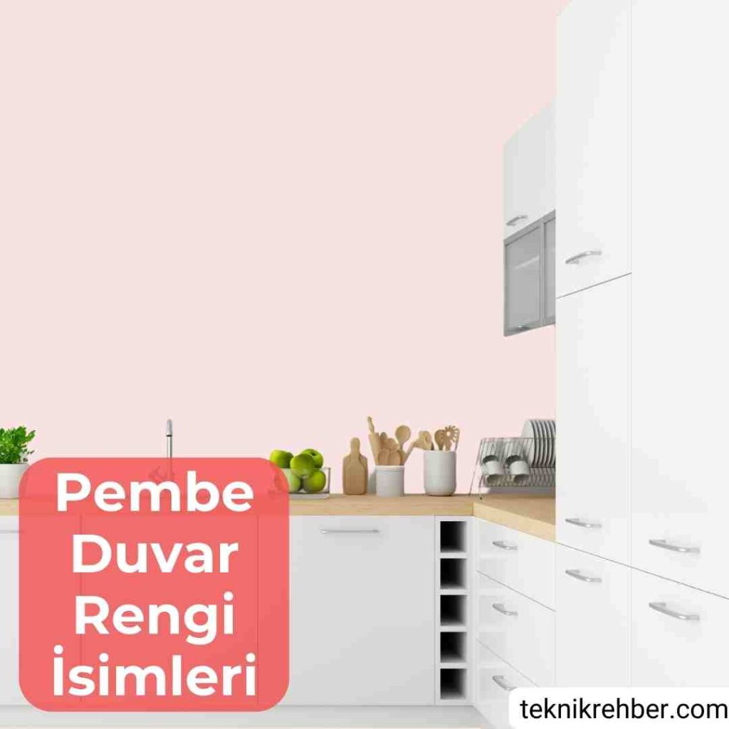 Pembe Duvar Boyası Tonları ve İsimleri 15 acik pembe duvar boyasi