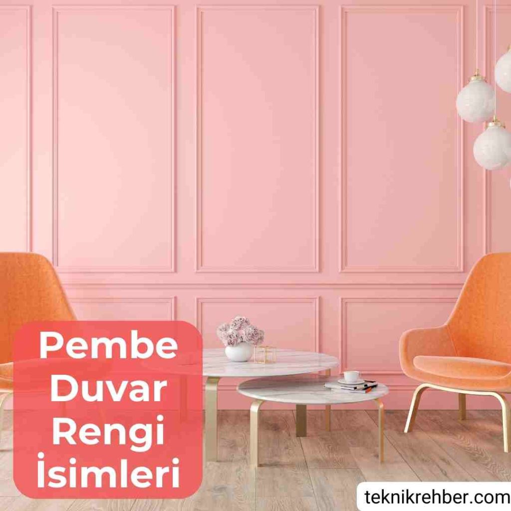 Pembe Duvar Boyası Tonları ve İsimleri 24 koyu pembe duvar boyasi2
