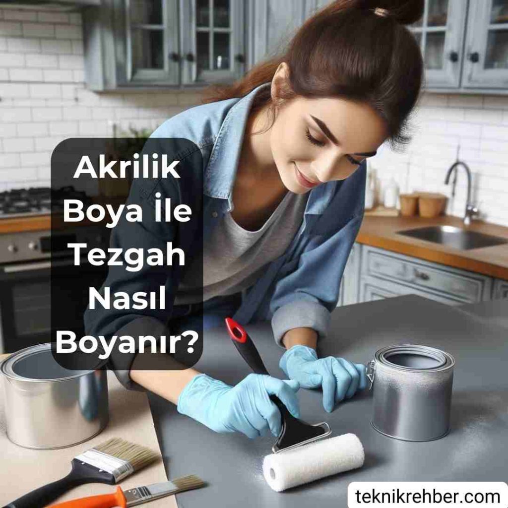 Mutfak Tezgahı Boyama Neyle, Nasıl Yapılır? 4 Mutfak tezgahı nasıl boyanır?