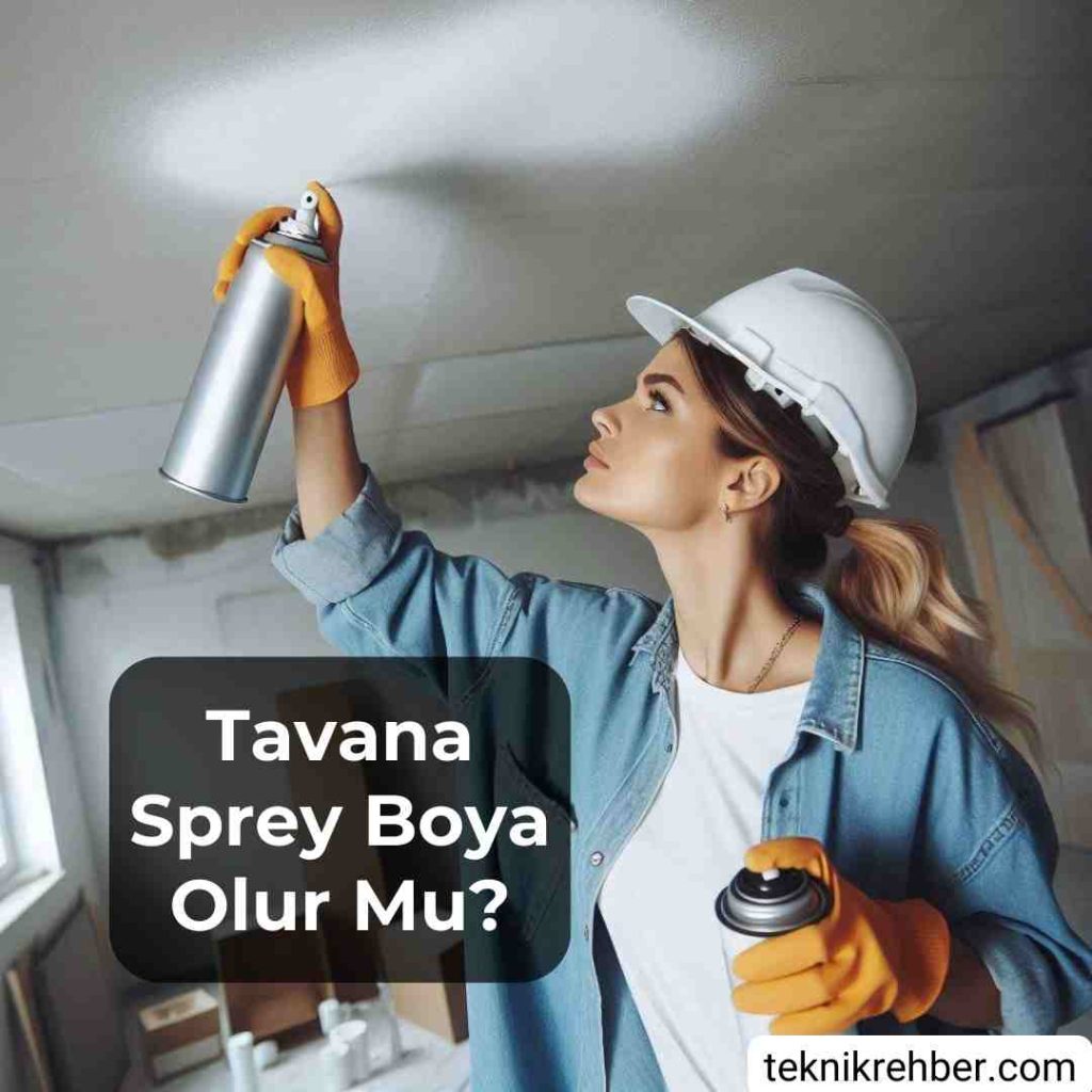 Sprey tavan boyası.